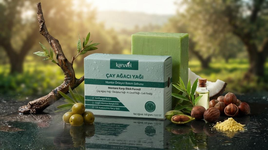 Karuvel® Mantar Karşıtı Sabun: Doğal Yağlı Günlük Koruma
