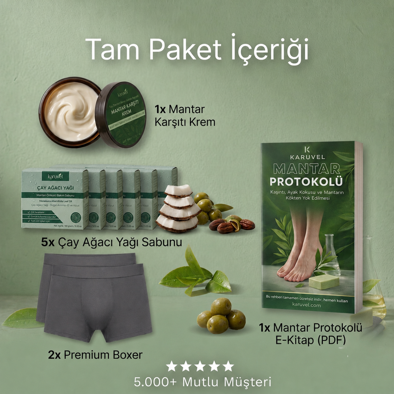Karuvel Mantar Karşıtı Tam Paket